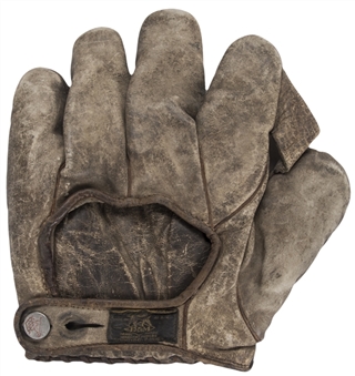Vintage Rare G41 Babe Ruth Draper & Maynard White Leather Glove